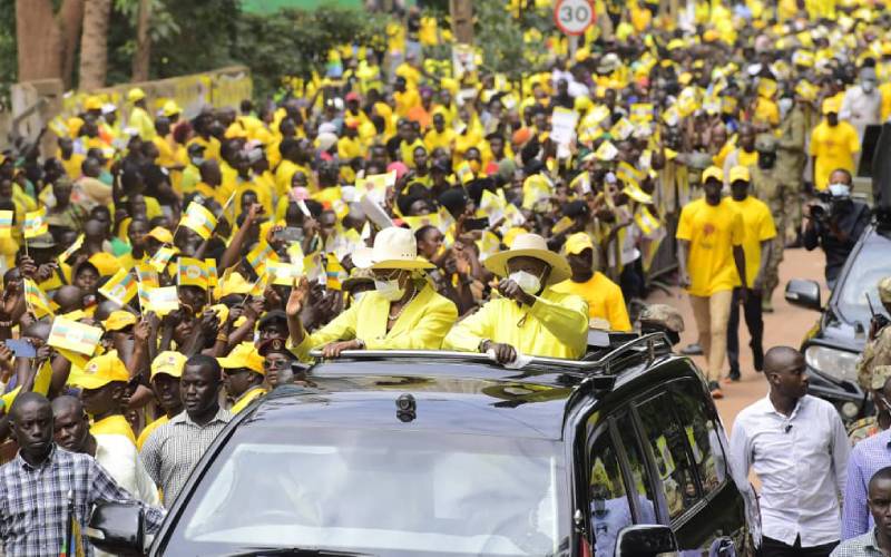 Sweet power: Museveni nominated presidential candidate after 39 years in power